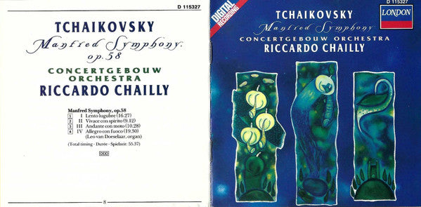 Pyotr Ilyich Tchaikovsky - Concertgebouworkest, Riccardo Chailly : Manfred Symphony (CD, Album, Club)