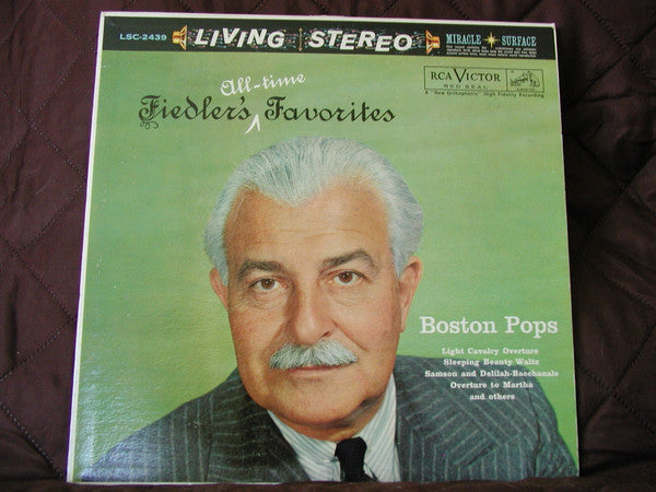 Arthur Fiedler, The Boston Pops Orchestra : Fiedler's All-Time Favorites (LP, Ind)