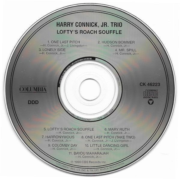 Harry Connick, Jr. Trio : Lofty's Roach Soufflé (CD, Album, RE)