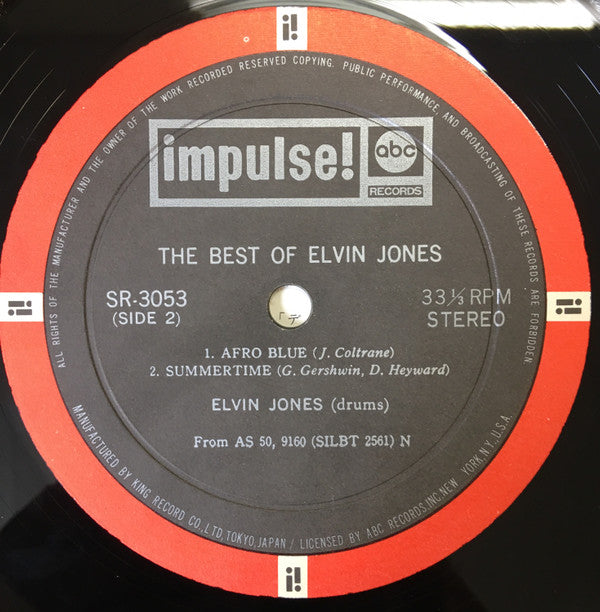 Elvin Jones : The Best Of Elvin Jones (LP, Comp)