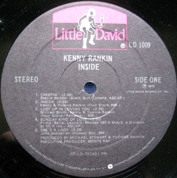 Kenny Rankin : Inside (LP, Album, PR )