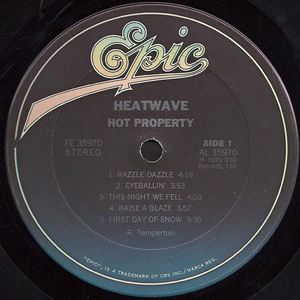 Heatwave : Hot Property (LP, Album)