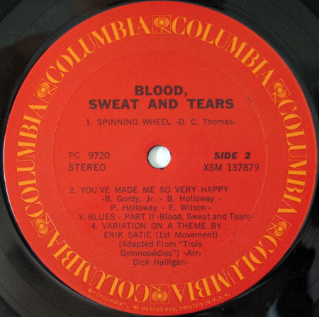 Blood, Sweat And Tears : Blood, Sweat & Tears (LP, Album, RE)