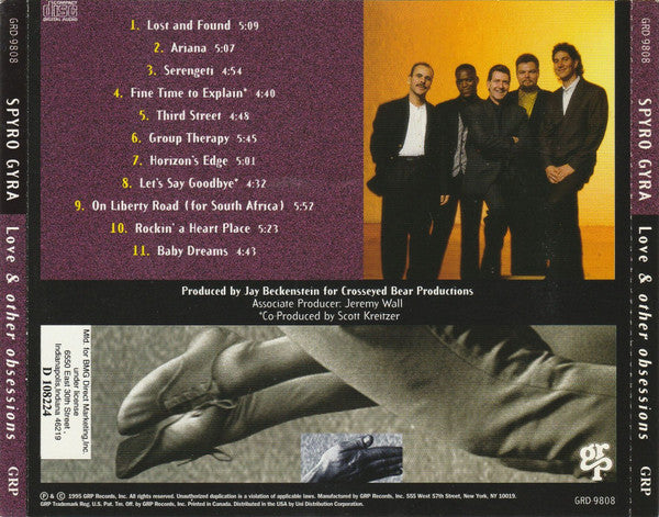 Spyro Gyra : Love & Other Obsessions (CD, Album, Club)