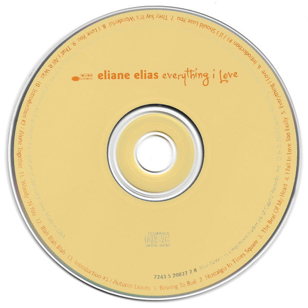 Eliane Elias : Everything I Love (CD, Album)