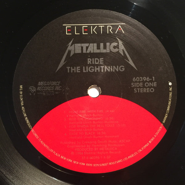 Metallica : Ride The Lightning (LP, Album, RE, Spe)