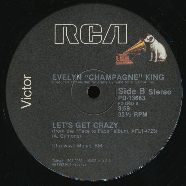 Evelyn King : Action / Let's Get Crazy (12")