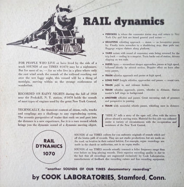 No Artist : Rail Dynamics (10")