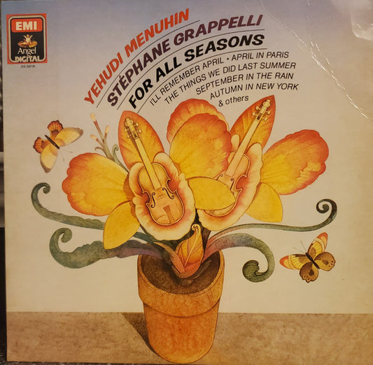 Yehudi Menuhin & Stéphane Grappelli : For All Seasons (LP, Album)