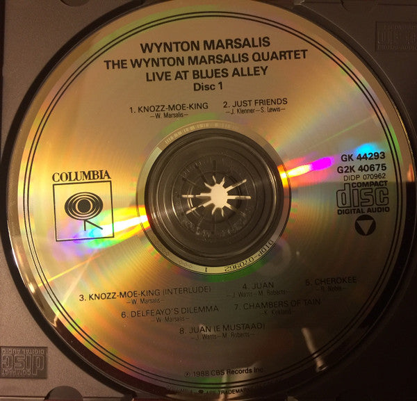 Wynton Marsalis : The Wynton Marsalis Quartet Live At Blues Alley (2xCD, Album)