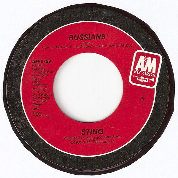 Sting : Russians (7", Single, Styrene, RCA)