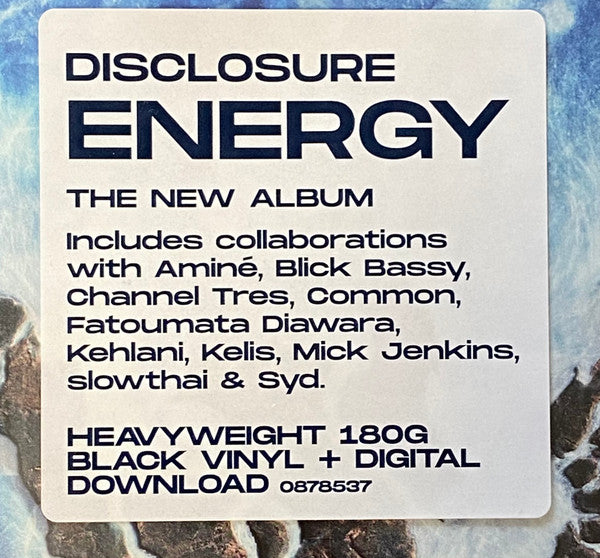 Disclosure (3) : Energy (2x12", Album)