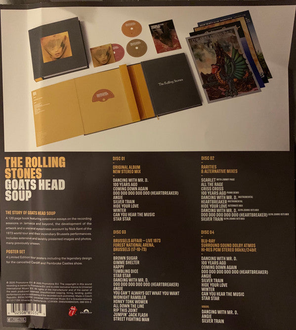 The Rolling Stones : Goats Head Soup (CD, Album, RE, New + CD, Comp + CD, Album, RE + Bl)