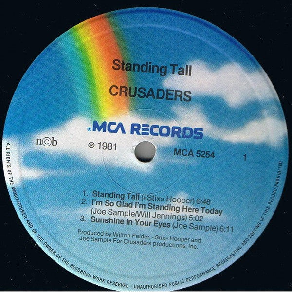 The Crusaders : Standing Tall (LP, Album)