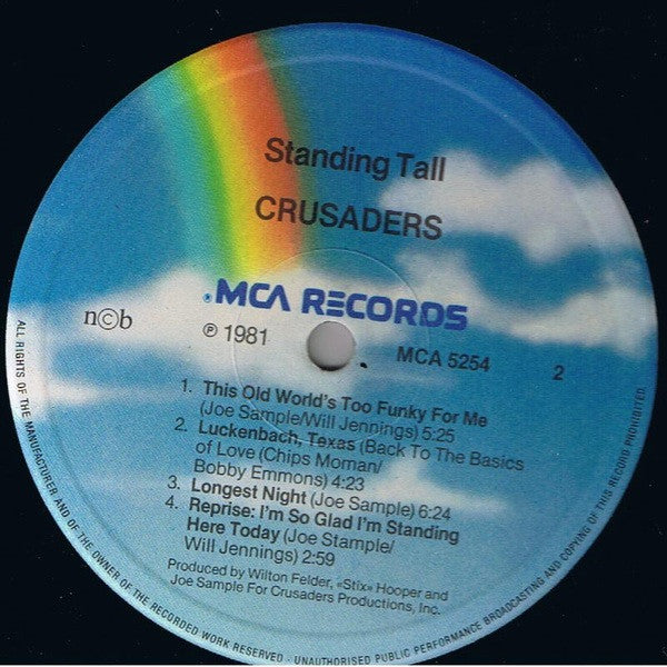 The Crusaders : Standing Tall (LP, Album)