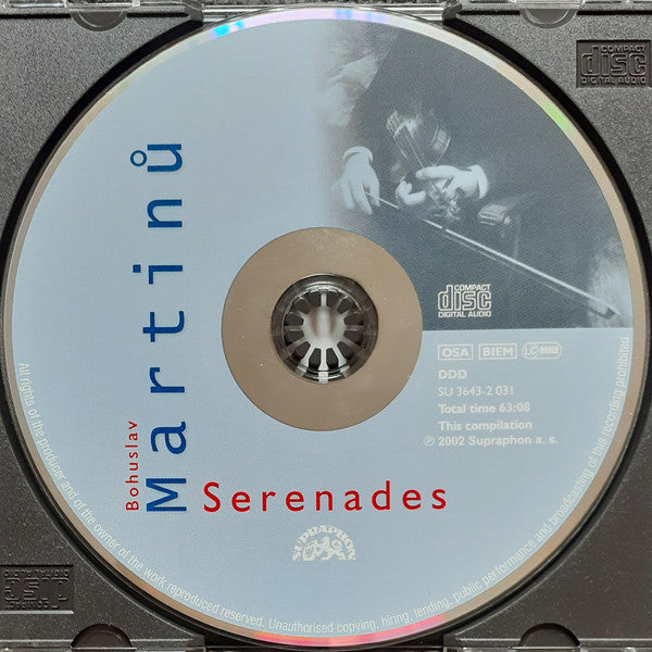 Bohuslav Martinů : Serenades (CD)