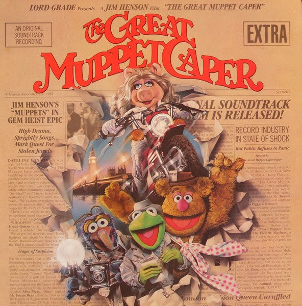 The Muppets : The Great Muppet Caper (An Original Soundtrack Recording) (LP, Album)