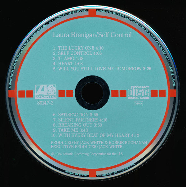 Laura Branigan : Self Control (CD, Album, Tar)