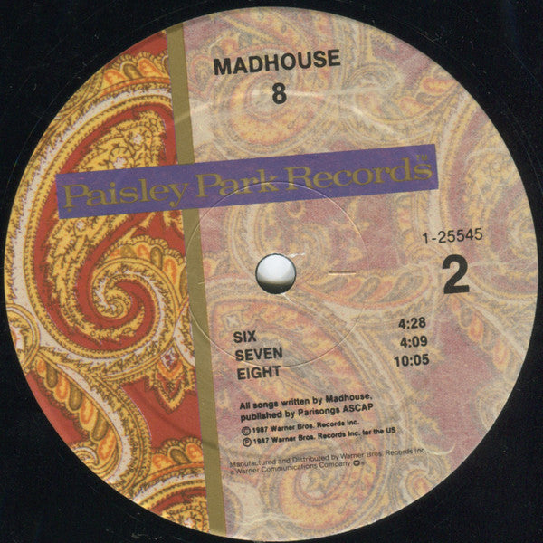 Madhouse : 8 (LP, Album, Spe)