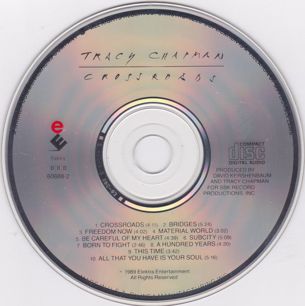 Tracy Chapman : Crossroads (CD, Album, RE, RP)