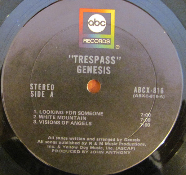 Genesis : Trespass (LP, Album, RE, Gat)