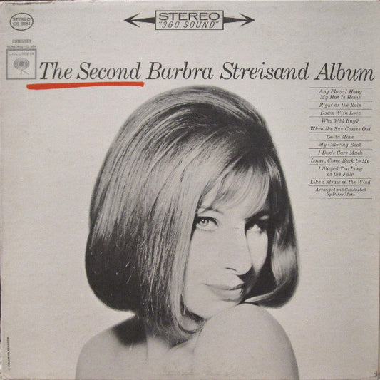 Barbra Streisand : The Second Barbra Streisand Album (LP, Album)