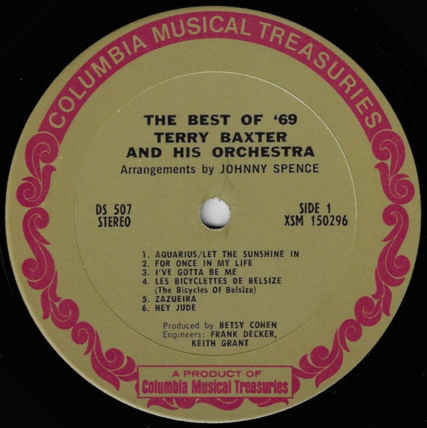 Terry Baxter His Orchestra & Chorus : The Best Of '69 (2xLP, Album)