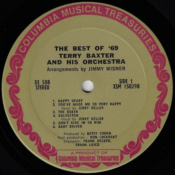 Terry Baxter His Orchestra & Chorus : The Best Of '69 (2xLP, Album)