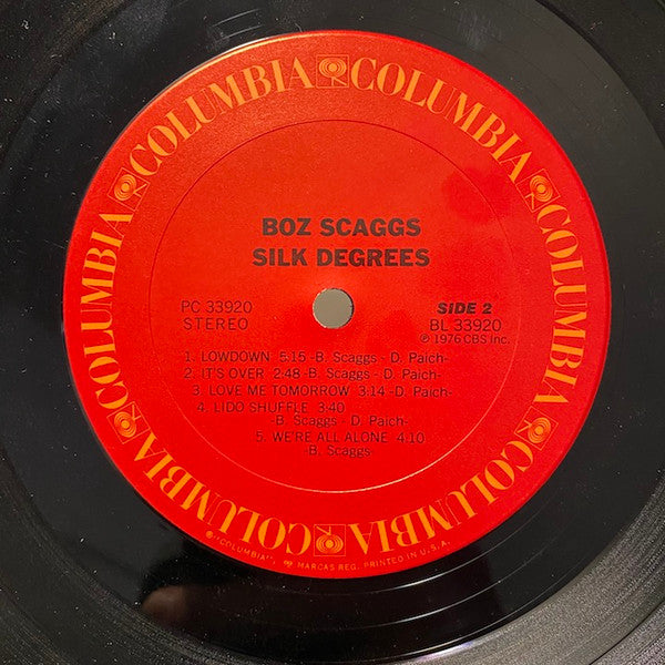 Boz Scaggs : Silk Degrees (LP, Album, Pit)