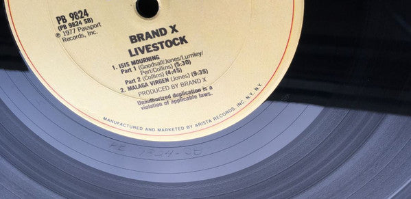 Brand X (3) : Livestock (LP, Album)