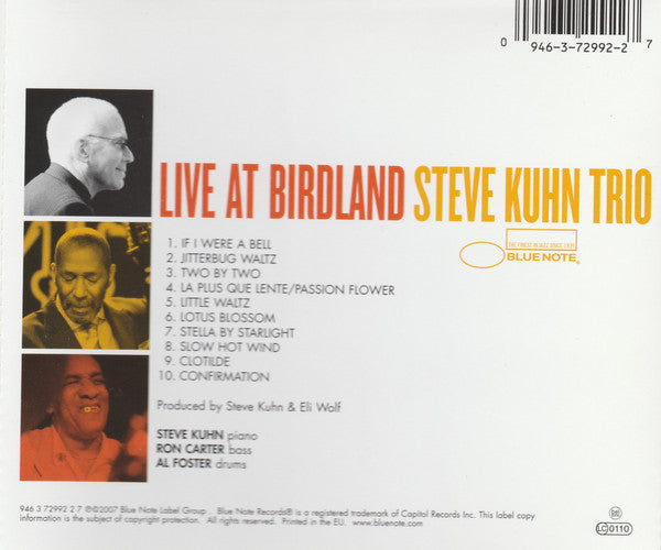 Steve Kuhn Trio : Live At Birdland (CD, Album)