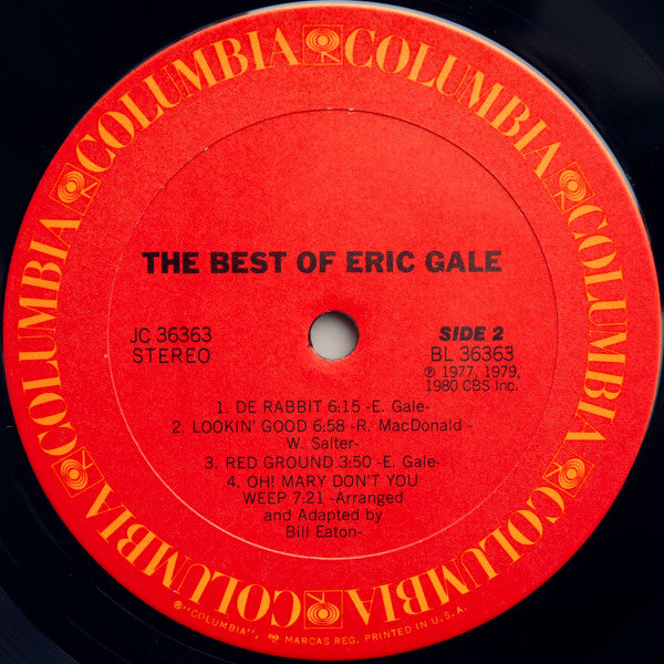 Eric Gale : The Best Of Eric Gale (LP, Comp, Ter)