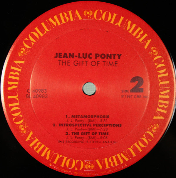 Jean-Luc Ponty : The Gift Of Time (LP, Album)