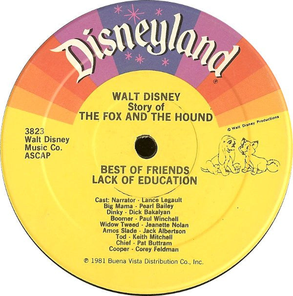 Various : The Fox And The Hound (LP, Album)