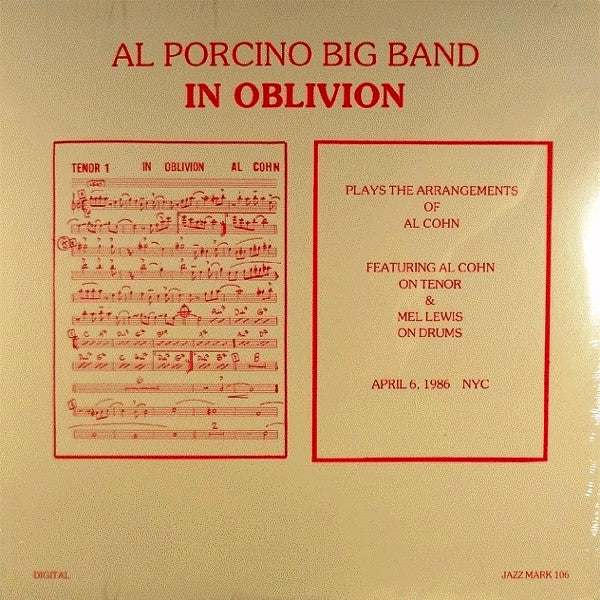 Al Porcino Big Band : In Oblivion (LP, Album)