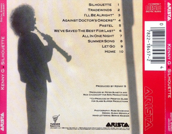 Kenny G (2) : Silhouette (CD, Album)