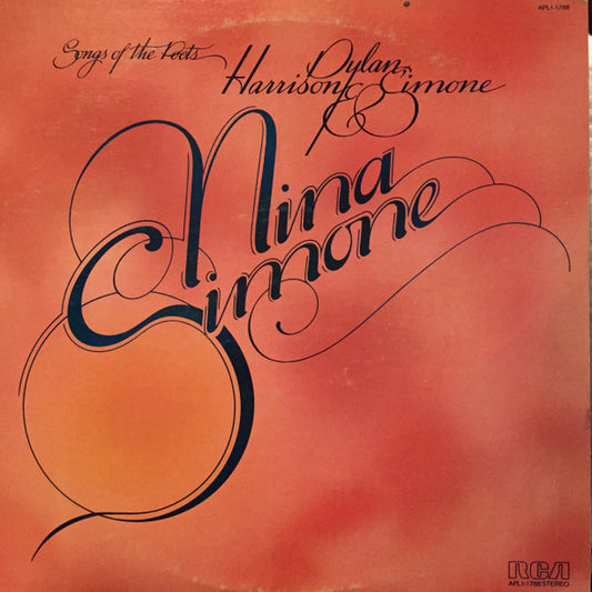 Nina Simone : Songs Of The Poets : Dylan, Harrison & Simone (LP, Comp)