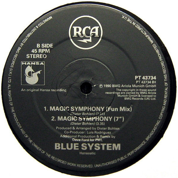 Blue System : Magic Symphony (12", Single)