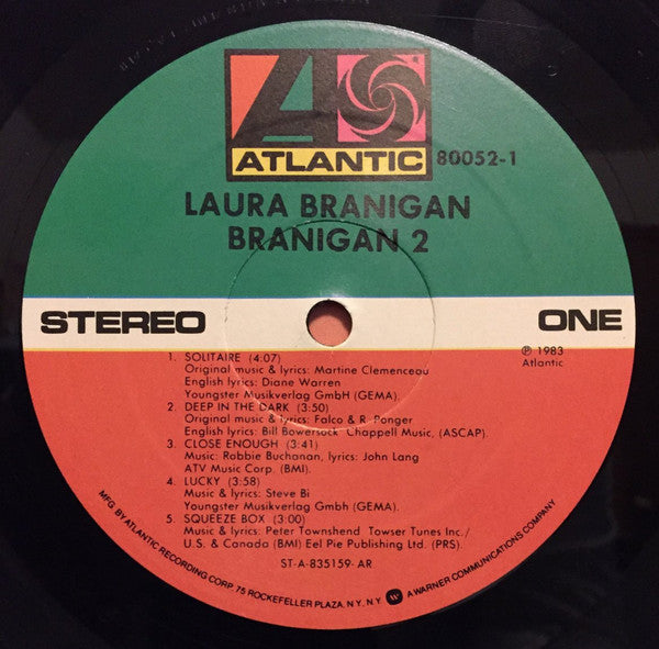 Laura Branigan : Branigan 2 (LP, Album, All)