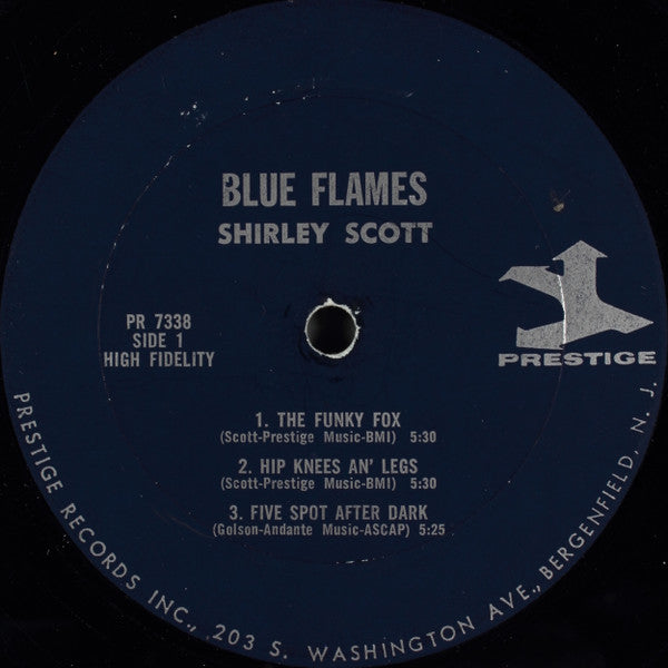 Shirley Scott And Stanley Turrentine : Blue Flames (LP, Album, Mono)