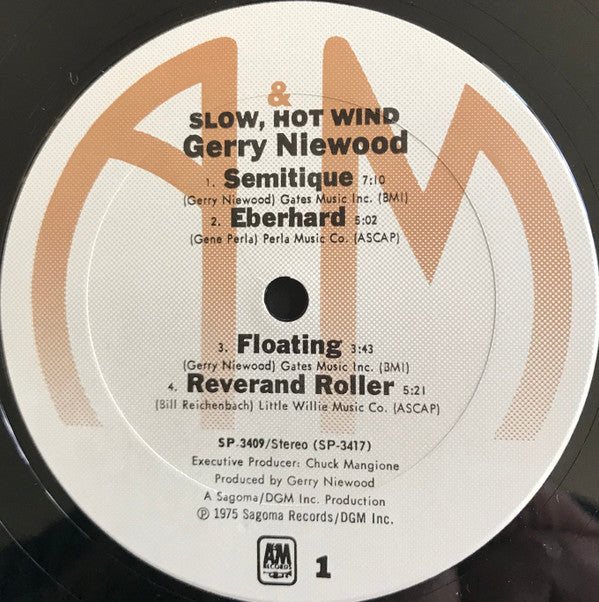 Gerry Niewood : Slow, Hot Wind (LP, Album)