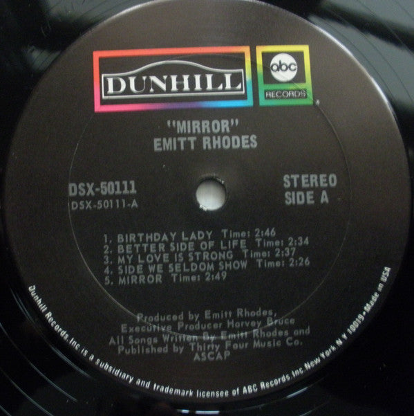 Emitt Rhodes : Mirror (LP, Album)