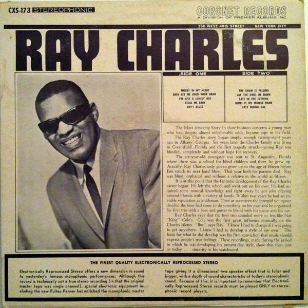 Ray Charles : Ray Charles (LP, Comp)