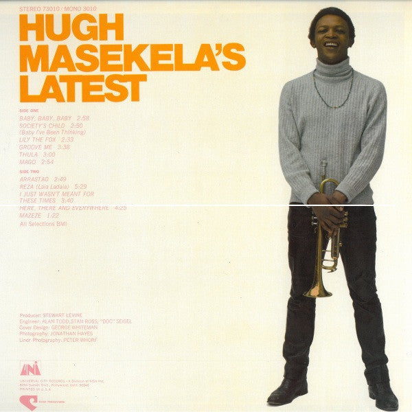 Hugh Masekela : Hugh Masekela's Latest (LP, Album)