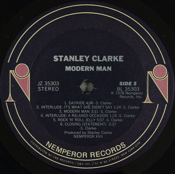 Stanley Clarke : Modern Man (LP, Album, Ter)