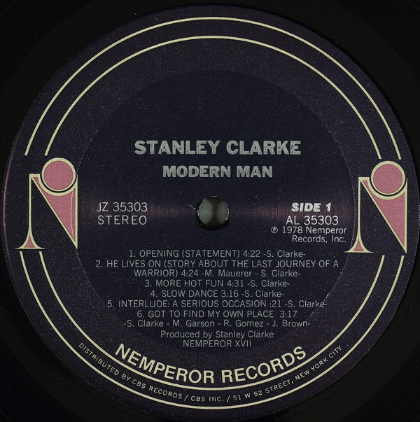 Stanley Clarke : Modern Man (LP, Album, Ter)