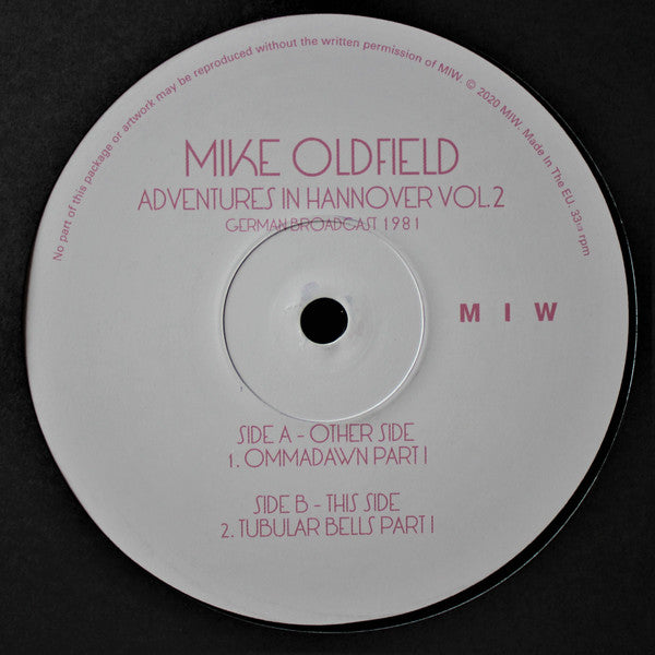 Mike Oldfield : Adventures In Hannover Vol.2 (2xLP, Unofficial)