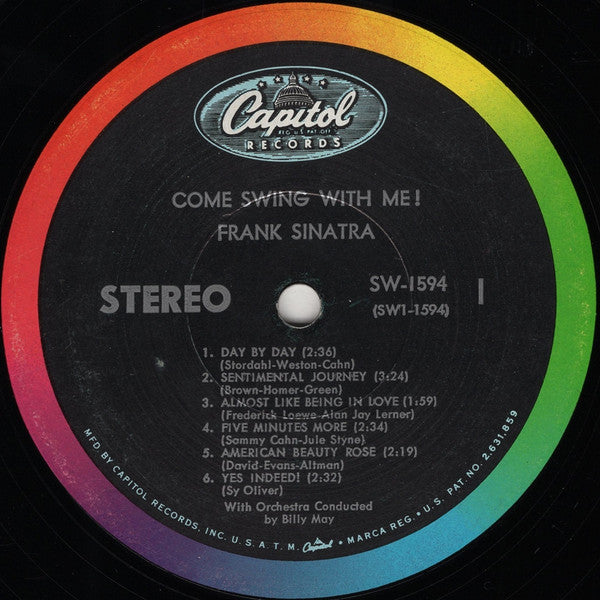 Frank Sinatra : Come Swing With Me! (LP, Album)