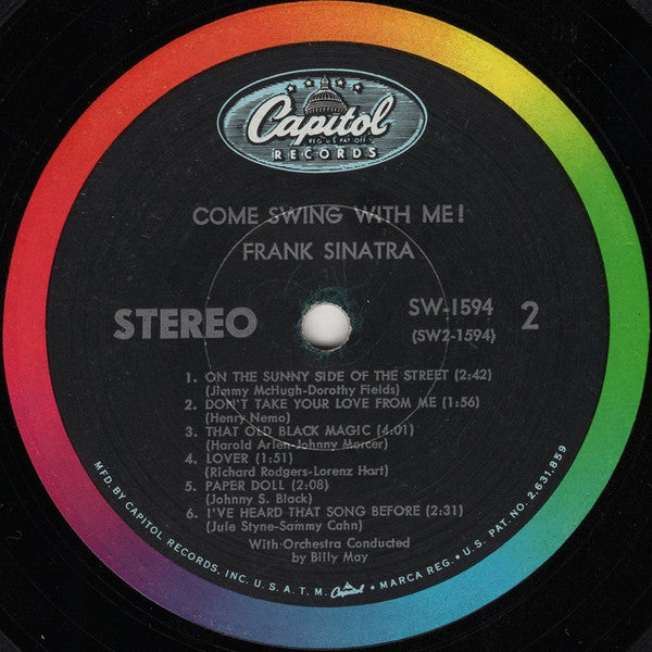 Frank Sinatra : Come Swing With Me! (LP, Album)