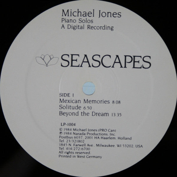 Michael Jones : Seascapes (LP, Album)